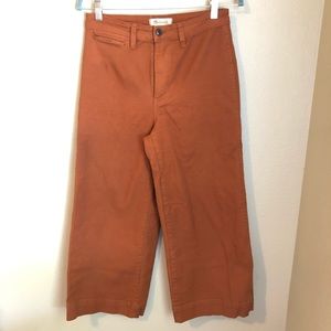 Madewell Emmett Wide Leg Crop Pant